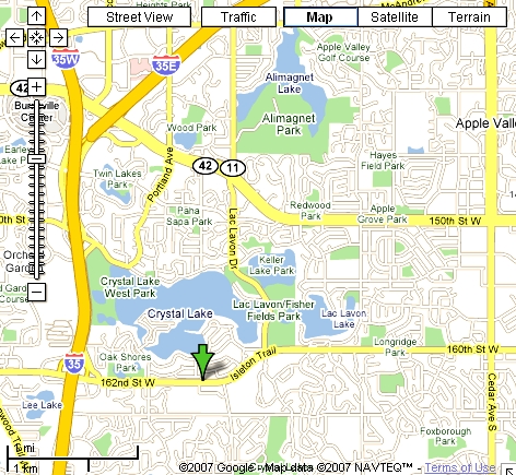 Located on the North side of 162nd Street (County Rd 46)